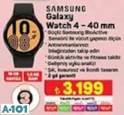 SAMSUNG GALAXY WATCH 4-40 MM AKILLI SAAT SAMSUNG GALAXY WATCH 4-40 MM AKILLI SAAT